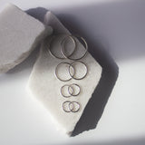 Sterling Silver Hoops