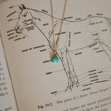 Turquoise + Gold Necklace