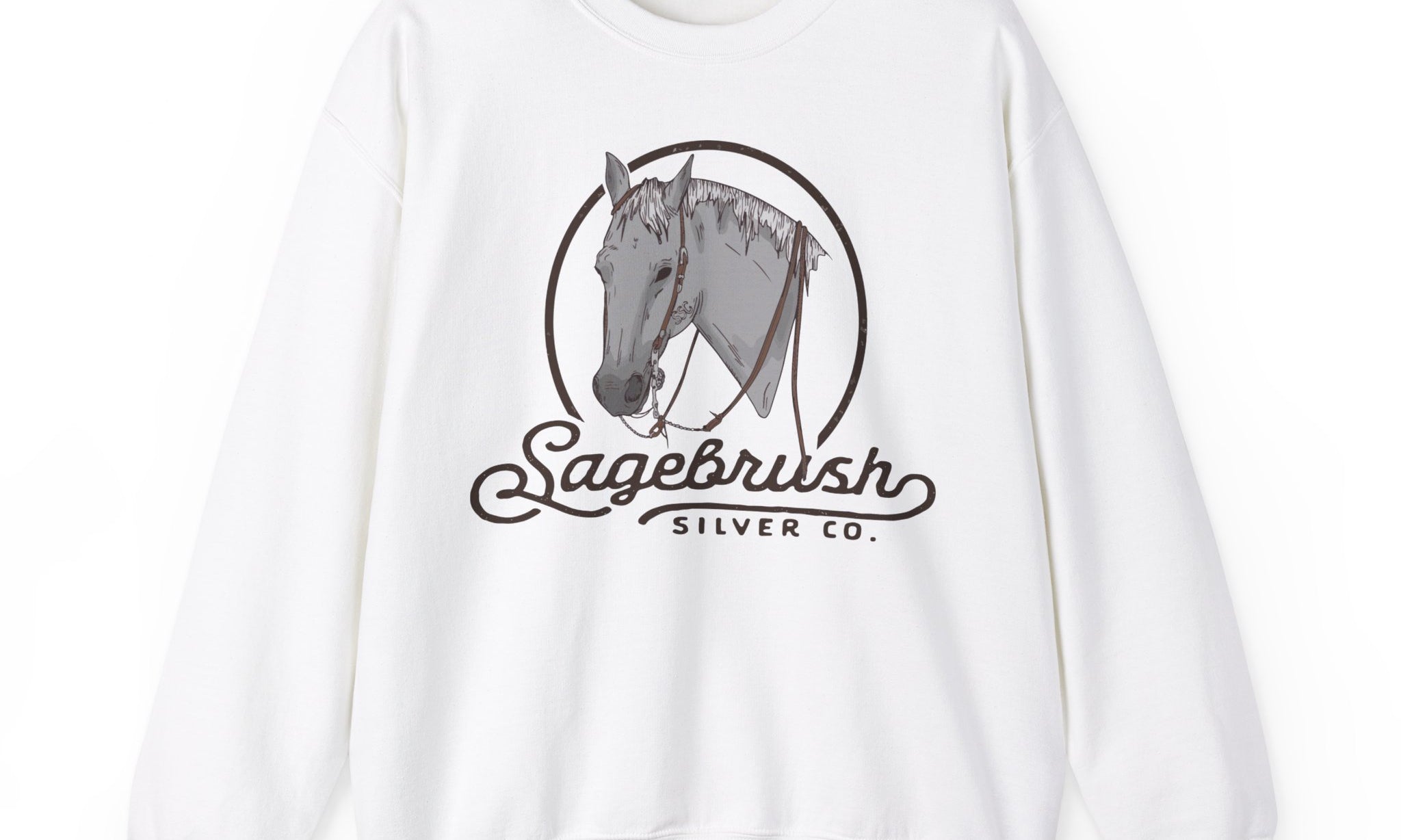 Sagebrush Silver Co Logo Crewneck Sweatshirt