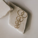 14k Gold Hoops